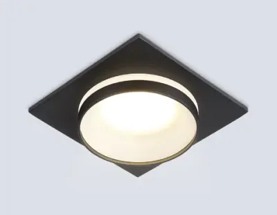 Светильник встраиваемый TN30710 BK черный GU5.3 92*92*36