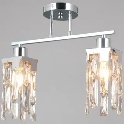 IL3601-2CSQ-26 CR DS светильник потолочный ILLUMICO, E14х2