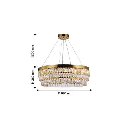 Подвесная люстра Magnitudo 2206-16P. ТМ Favourite