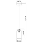 Подвесной светильник Arte Lamp LEO A7027SP-1BK, 1хE14