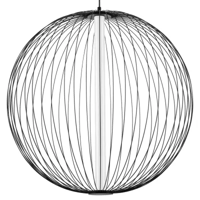 734067 Люстра SOLE 23W LED 1856LM 120G ЧЕРНЫЙ МАТОВЫЙ 3000K Lightstar