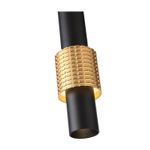 SL1591.403.01 Светильник подвесной ST-Luce Черный, Анодированный золотой/Черный LED 1*6W 3000K
