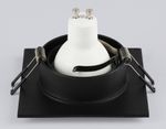 Светильник встраиваемый TN102744 BK черный IP20 GU5.3 95*95*25