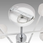 8241/6C COMFI LN26 244 белый/хром, металл Люстра потолочная LED GX53 6*7W 220V KARINA