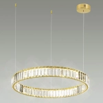 5015/36L L-VISION ODL23 587 золотой/прозрачный металл/хрусталь Люстра LED 36W 4000K 3600Лм VEKIA