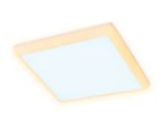 Встраиваемый cветодиодный светильник с подсветкой DCR335 18W+6W 6400K/3000K 85-265V 170*170*32 (A155*155)