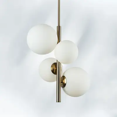 815043 Люстра CROCO 4х40W E14 ЛАТУНЬ Lightstar