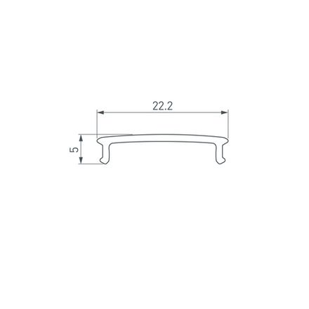 Экран FANTOM-W20-BEVEL-2000 OPAL (Arlight, Пластик)