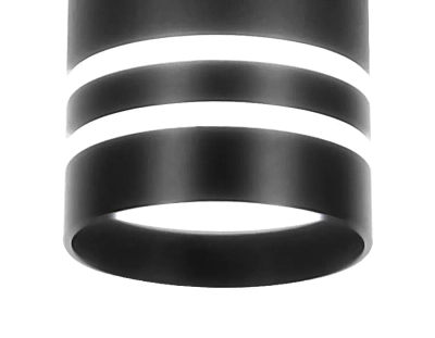 Подвесной точечный светодиодный светильник TN252 BK/S черный/песок LED 4200K 12W D70*290