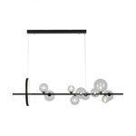 09408-10,19 Люстра Иона черный w120*28 h200 G9 50W+Led 17W (4000K) (Led лампы в комплекте 4000К)