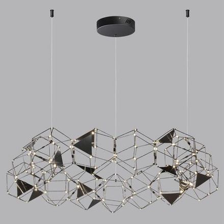 5087/68L L-VISION ODL25 505 черный хром/металл Люстра LED 68W 4000K 3740Лм TRELLIS