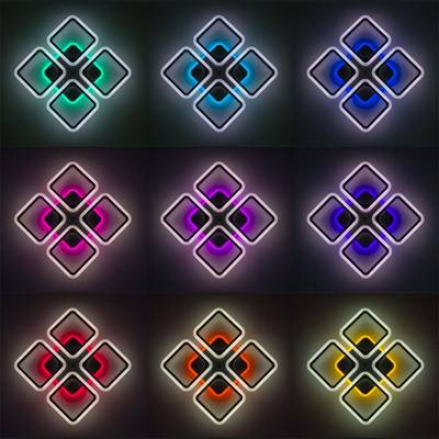 Citilux Марсель Смарт CL232A145E RGB Умная люстра Чёрная