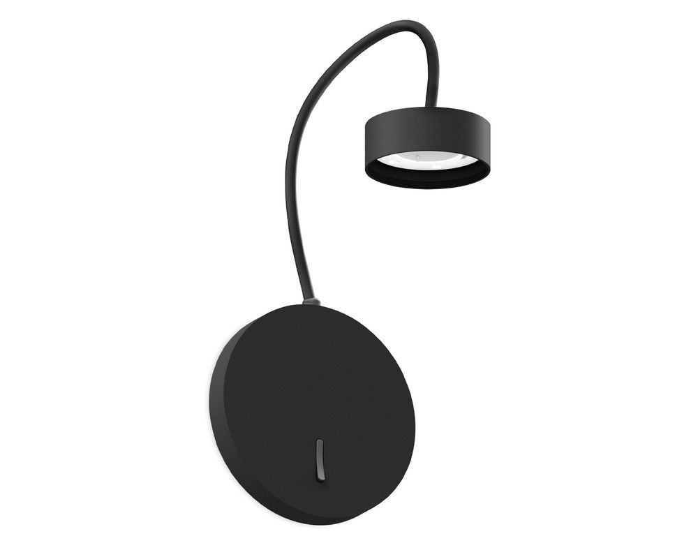Корпус светильника настенный для насадок Ø85мм с выключателем C9596 SBK черный песок 450*145mm GX53
