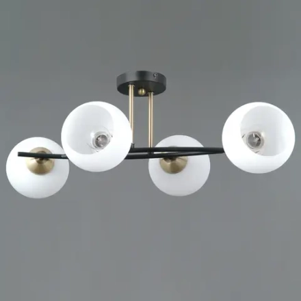 IL0798-4CSQ-25 BK AB TRENTO светильник потолочный ILLUMICO, E14х4