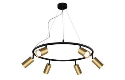 Светильник подвесной Crystal Lux CLT 015C6 D600 BL-GO 1400/250