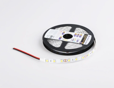 Светодиодная лента GS4002 5050 60Led/ 14.4W m/ 24V IP20 4500K 5m кратность резки 100mm (2 конт.)