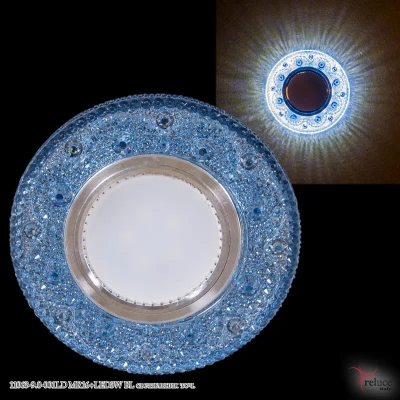 11063-9.0-001LD MR16+LED3W BL светильник точечный Reluce, GU5.3х1