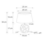 Декоративная настольная лампа Arte Lamp POPPY A4063LT-1GO, 1хE14