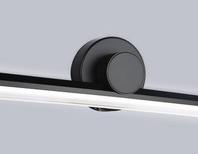 Светильник светодиодный настенный FL6102 BK черный 14W 3000K-6400K 605*100*60