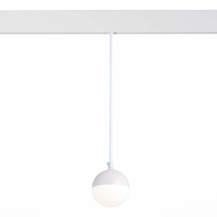 ST358.543.07 Магнитный трековый светильник подвесной белый LED 1*7W 4000K 520Lm Ra>80 120° IP20 D90xH90 48V