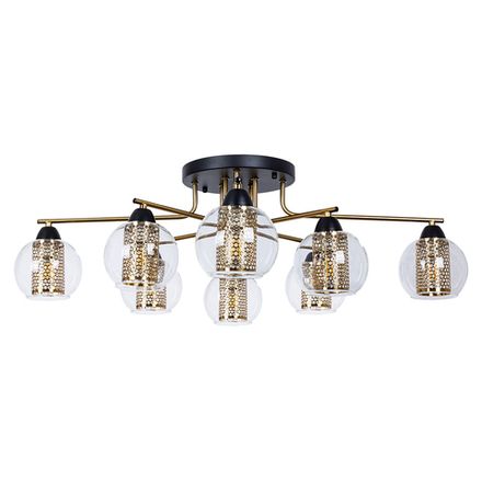 Потолочная люстра Arte Lamp MANCHESTER A7045PL-8BK, 8хE14