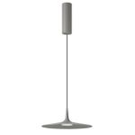 7038/12L HIGHTECH ODL25 305 серый/металл/акрил Подвесной светильник IP20 LED 12W 3000K AC90-260V SOMBRA