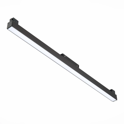 ST360.436.15 Магнитный трековый светильник Черный LED 1*15W 3000K 975Lm Ra>80 120 IP20 L606xW22xH44 48V