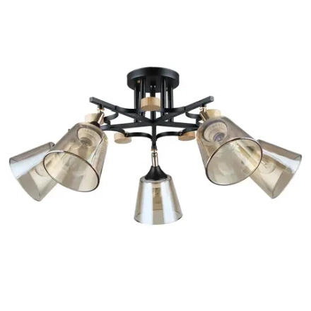 Потолочная люстра Arte Lamp GLASSY A5078PL-5BK, 5хE27