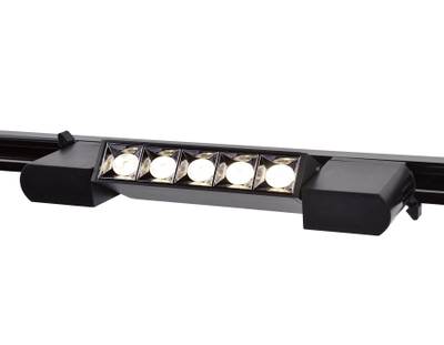 Трековый однофазный светодиодный светильник GL6688 BK черный LED 6W 4200K 24°