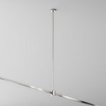 Крепление потолочное Long 760мм с прямым коннектором питания Flarity платина, TRA159C-IPCL1-PT. TM Maytoni