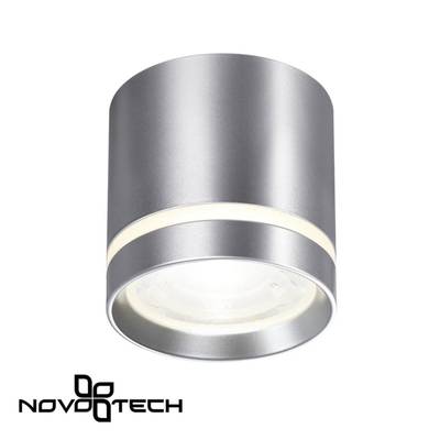 358493 OVER NT20 235 серебро Светильник накладной IP20 LED 4000K 12W 220V ARUM
