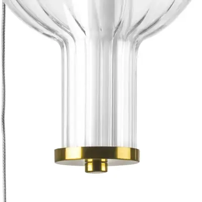 800133 Люстра BOTTO LED 3х6W 1820LM ЛАТУНЬ/ПРОЗРАЧНЫЙ/БЕЛЫЙ 3000K Lightstar