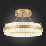 SL383.202.01 Светильник потолочный ST-Luce Матовое золото/Прозрачный LED 1*34W 3000K