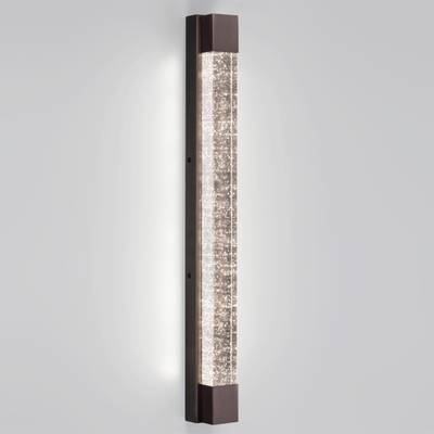 6680/12WL HIGHTECH ODL24 271 Настенный светильник брашир черн/металл/хрусталь IP20 LED 12W 600Лм 4000K MIRADA