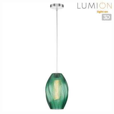 8290/1A MODERNI хром/зеленый, металл/стекло Подвес E27 1*60W 220V TIDE