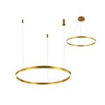 08213,36A(3000K) Подвес Тор латунь d60 h150 Led 36W (3000K) 2 типа крепления
