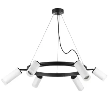 LR0163638630 Люстра RULLO 6х50W GU10 ЧЕРНЫЙ (571016+214436-3+214486-3+202430-6)