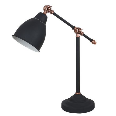 Офисная настольная лампа Arte Lamp BRACCIO A2054LT-1BK, 1хE27
