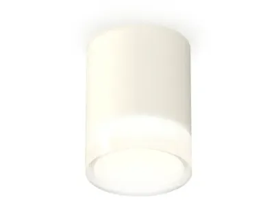 Комплект накладного светильника XS6301064 SWH/FR/CL белый песок/белый матовый/прозрачный MR16 GU5.3 (C6301, N6241)