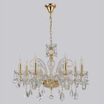 Люстра Crystal Lux MONICA SP8 GOLD 2502/308