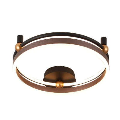 Светильник потолочный Crystal Lux FERNANDO PL48W LED COFFEE/BLACK 0620/148