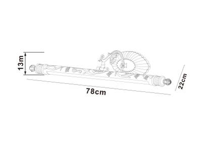 Подсветка для картин Arte Lamp NAPOLI A6312AP-1AB, LED