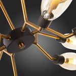 SL1174.303.12 Люстра подвесная ST-Luce Латунь/Коньячный G9 12*3W