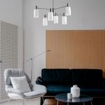 SLE1139-103-06 Люстра подвесная Хром/Белый E14 6*60W