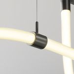 Потолочный коннектор с тросовым подвесом Tau в шинопровод Flarity черный TRA154CSW-1B. TM Maytoni