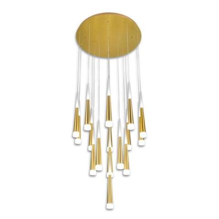 Citilux Вегас CL227162 LED Люстра каскадная Золото