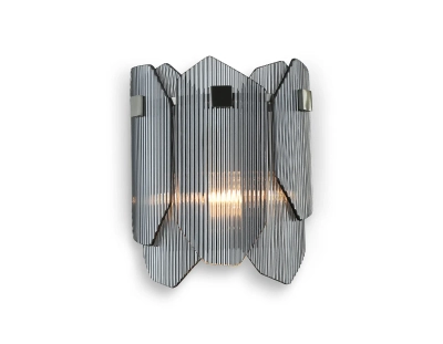 Светильник настенный LH31207/2 SN/SM сатин никель/дымчатый E14*2 max 40W 220*150*270