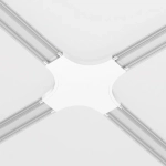 Коннектор питания X-образный Radity белый, TRA084CX-11W. TM Maytoni