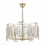 SLE103403-05 Люстра подвесная Шампань/Прозрачный E14 5*40W