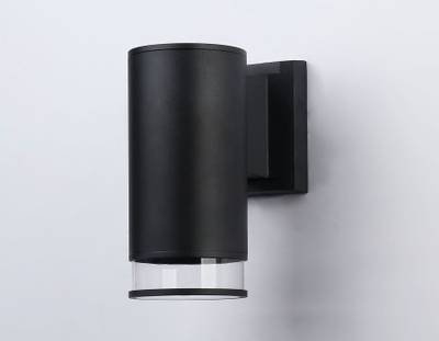 Светильник уличный настенный архитектурный ST3819 BK/CL черный/прозрачный IP54 GU10 max 35W 187*90*160